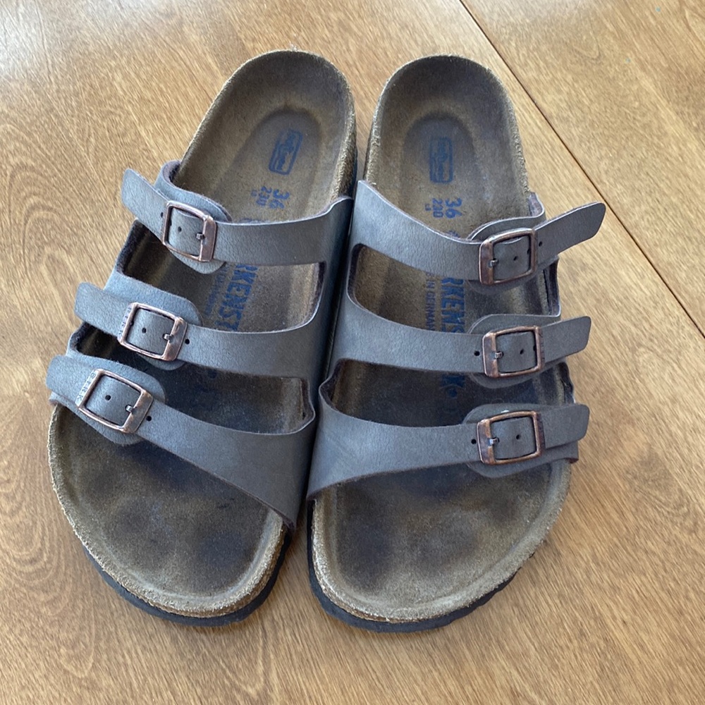 Brown Birkenstocks